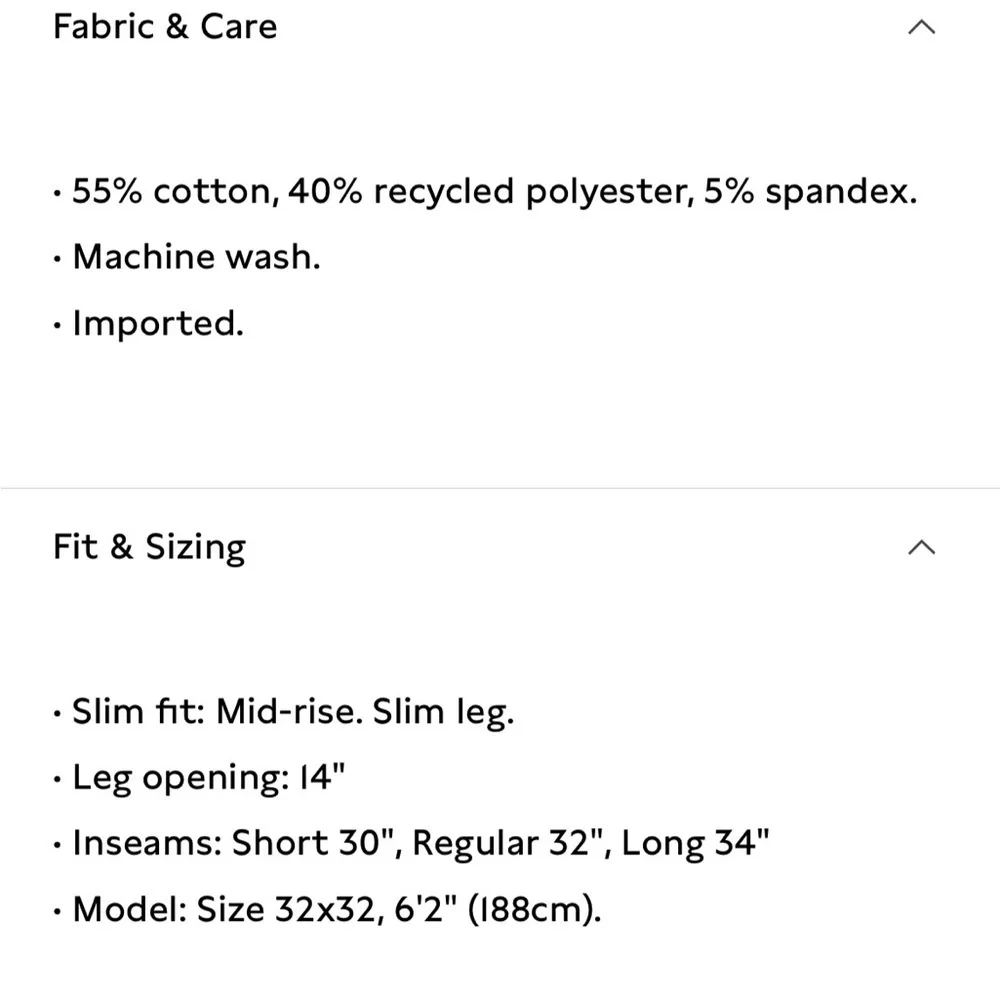 Banana Republic quality pant